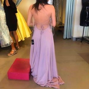 lilac prom dress/ bridesmaid dress